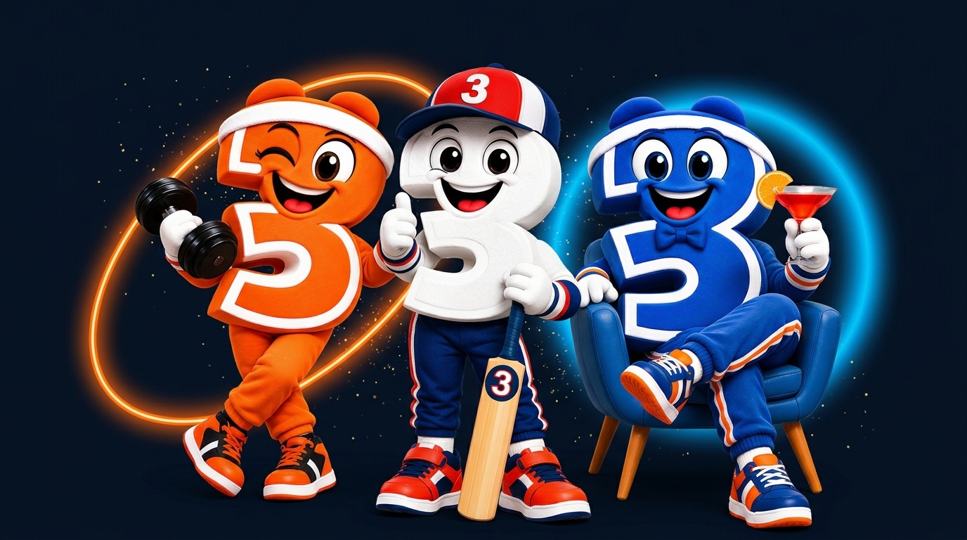 All three Oneiros mascots at Oneiros Varachha